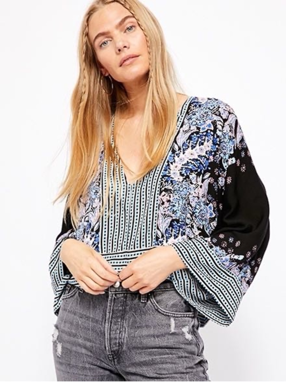Free People Mix N Match Blouse